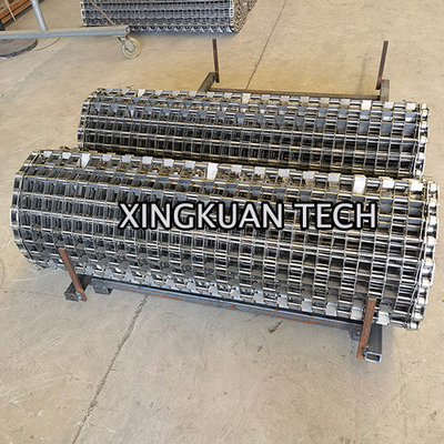 Honeycomb Conveyor Belt Wire Mesh Also Known As Flat Wire Belting For Pizza Oven Baking