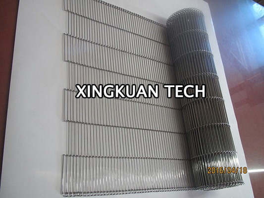 Flat Flex Conveyor Belt Wire Mesh Stainless Steel 201 304 316 For Conveyor Machine