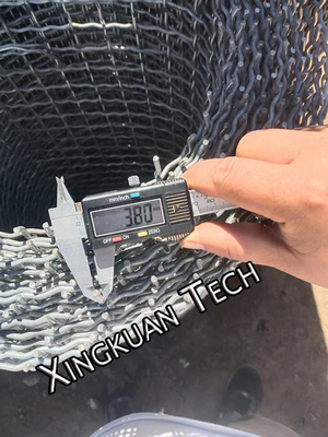 Ocynkowana ogniowo siatka z karbowanego drutu o średnicy 30 mm dla fabryki cegieł