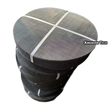270 mm Dia 60meshx0.19 mm Filtry sieci drutowej do produkcji materiałów PP